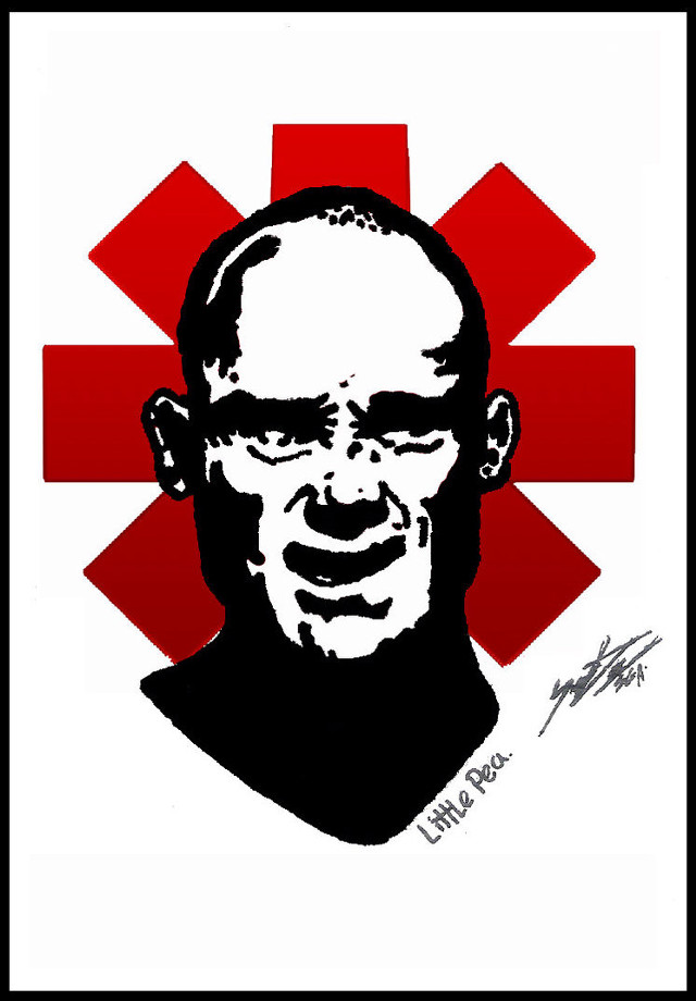 Black white man red cross free wallpaper for mobile - medium preview image