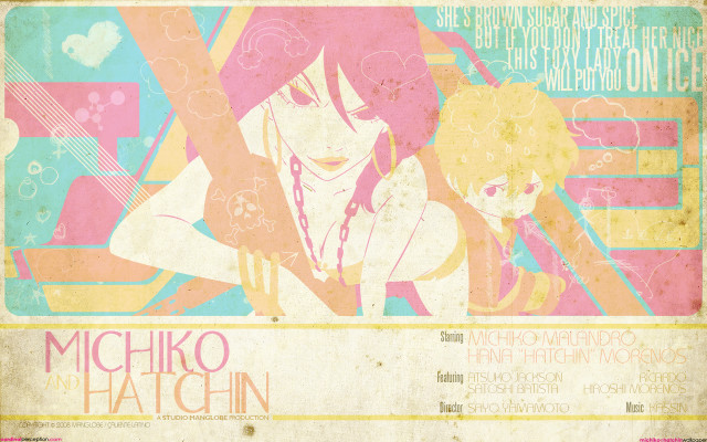 Woman pink hair cat shoulder free wallpaper for desktop - medium preview image