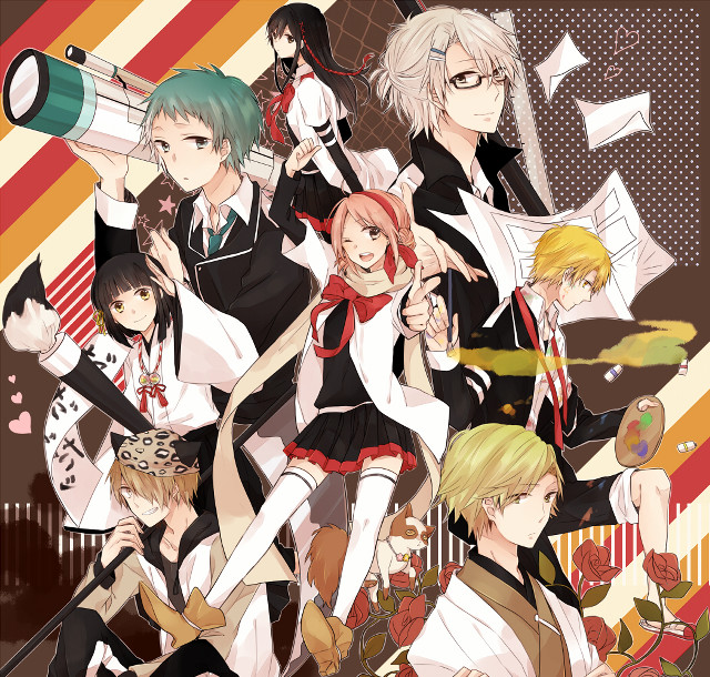 Anime characters telescope man suit free wallpaper for tablet - medium preview image