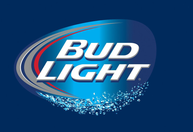 Bud light logo blue background free wallpaper for desktop - medium preview image