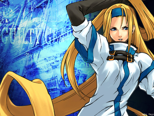 Woman white blue sword background free wallpaper for desktop - medium preview image