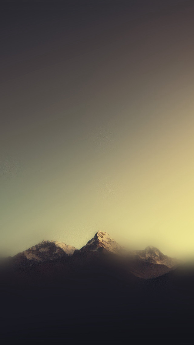 Bird flying mountain range sunset free wallpaper for mobile - medium preview image