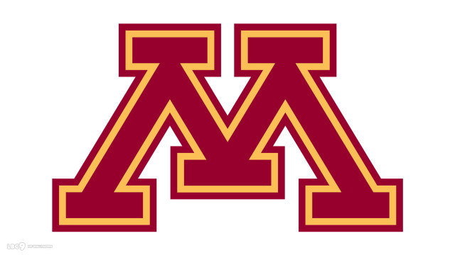 Minnesota state wolverines logo red free wallpaper for desktop - medium preview image