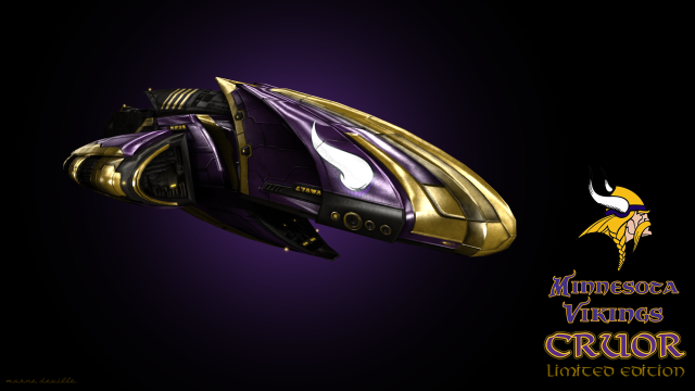 Purple gold spaceship minnesota vikings free wallpaper for desktop - medium preview image
