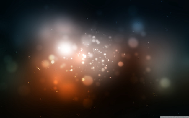 Blurry light dark night sky free wallpaper for desktop - medium preview image