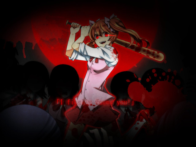 Bloodied bat aya goda yandere free wallpaper for desktop - medium preview image