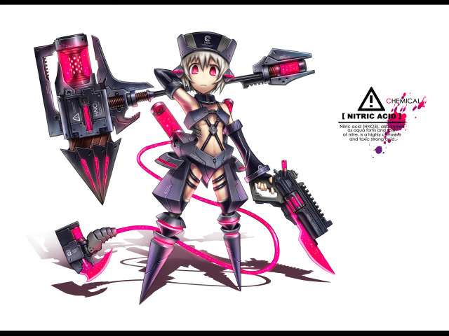 Cartoon character gun machine gun free wallpaper for desktop - medium preview image