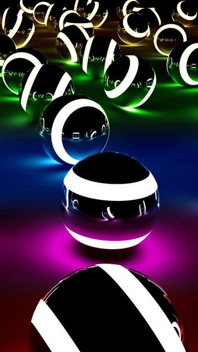 Happy new year 2012 neon free wallpaper for mobile - medium preview image