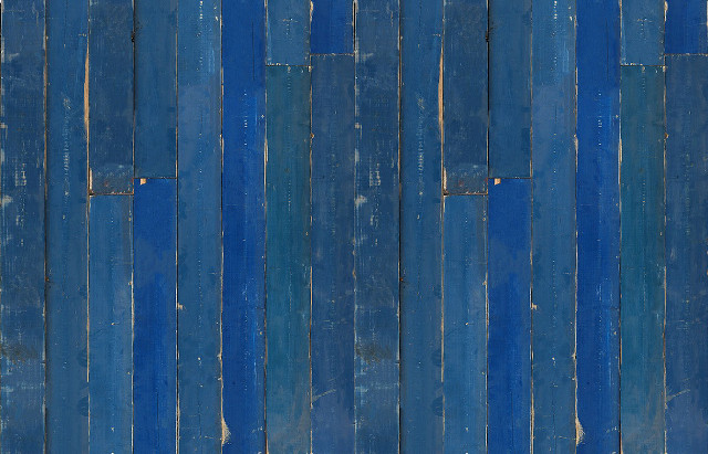 Blue wooden wall white clock free wallpaper for desktop - medium preview image