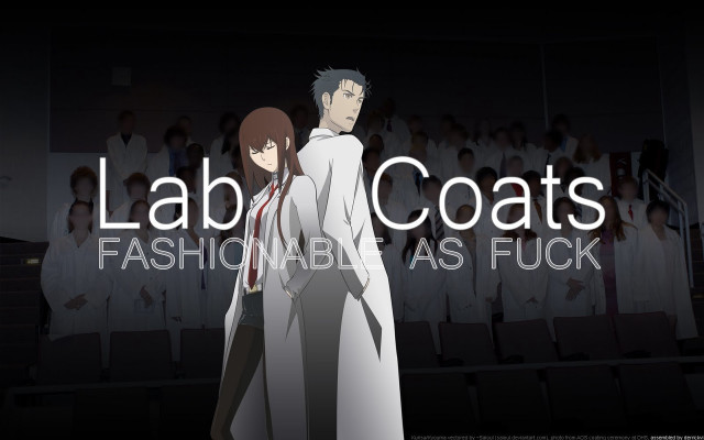 Man woman crowd lab coats free wallpaper for desktop - medium preview image