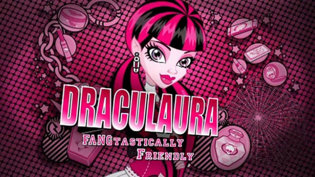Pink hair gothic girl draculaa free wallpaper for desktop - medium preview image