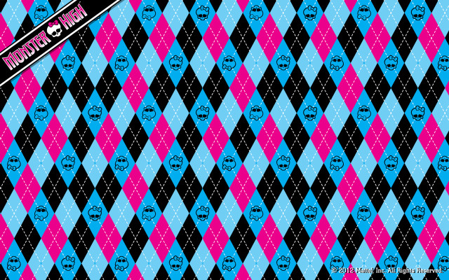 Blue pink argyle bat black free wallpaper for desktop - medium preview image