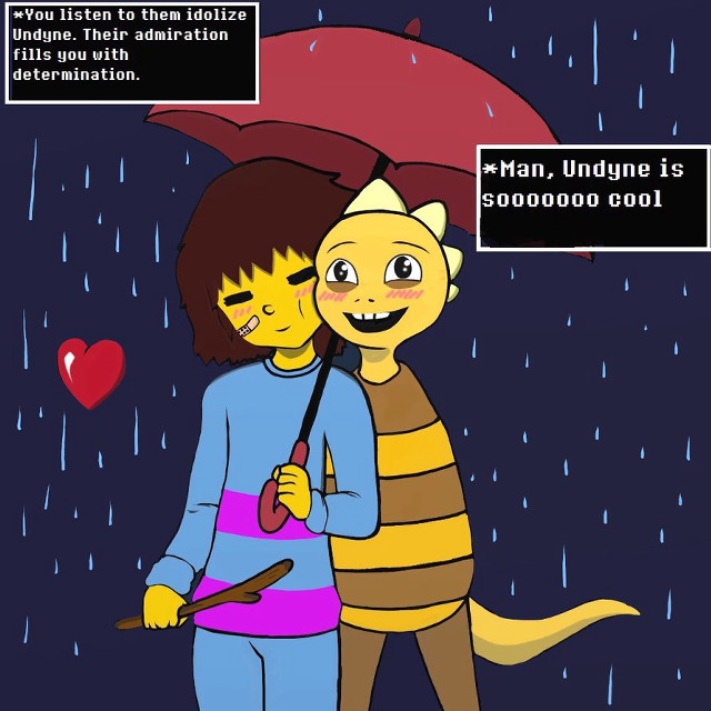 Cartoon man woman umbrella rain free wallpaper for tablet - medium preview image