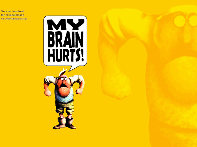 Cartoon character holding sign my free wallpaper for desktop - medium preview image