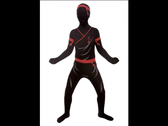 Man black red bodysuit arms free wallpaper for desktop - medium preview image