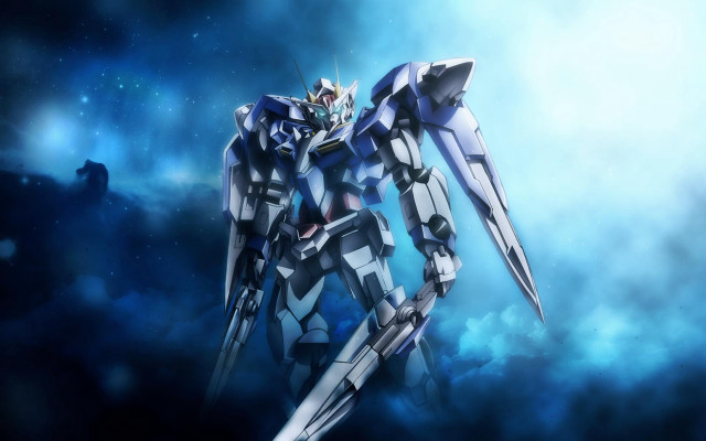 Robot sky sword sci fi free wallpaper for desktop - medium preview image