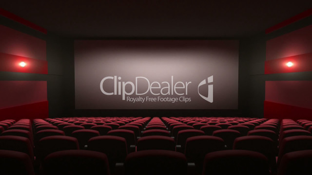 Theater red chairs projection screen #2 free wallpaper for desktop - medium preview image