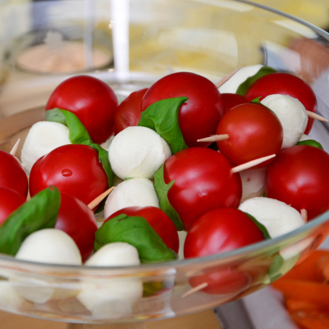 Bowl tomatoes mozzarella table food free wallpaper for tablet - medium preview image