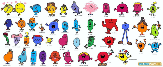 Cartoon characters expressions faces group #3 free wallpaper for desktop - medium preview image