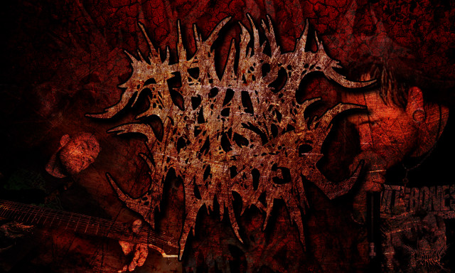 Dark guitar demon creature horns free wallpaper for desktop - medium preview image