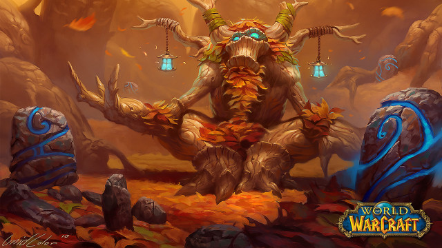 Monster horns painting artwork creature free wallpaper for desktop - medium preview image