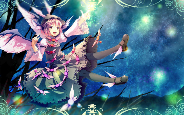 Fairy wings dress flying wand free wallpaper for desktop - medium preview image