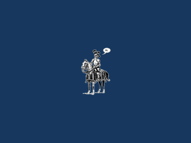 Man riding horse thought bubble free wallpaper for desktop - medium preview image
