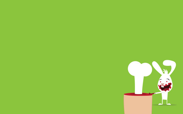 Cartoon character cup spoon standing free wallpaper for desktop - medium preview image