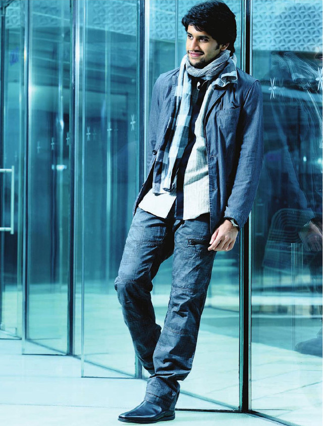Man glass wall scarf jacket free wallpaper for mobile - medium preview image