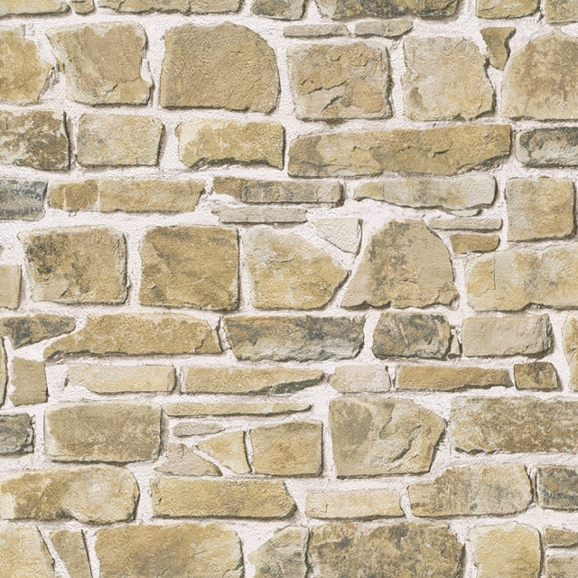 Stone wall brown brick pattern free wallpaper for tablet - medium preview image