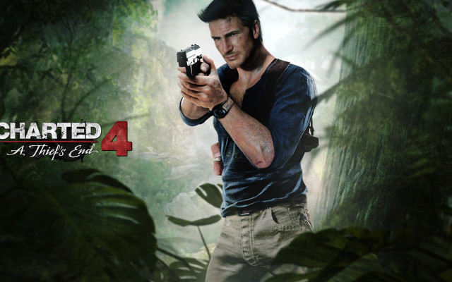Uncharted4 eddie mendoza jungle gun free wallpaper for desktop - medium preview image