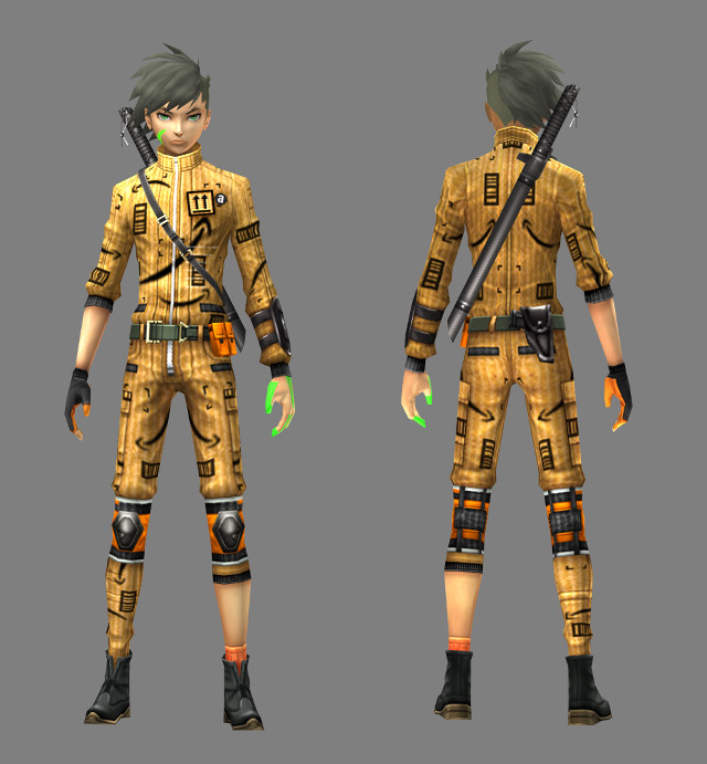 Yellow uniform gun green handbag free wallpaper for tablet - medium preview image