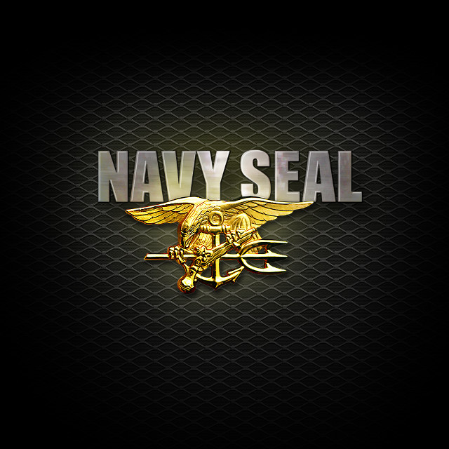 Navy seal logo gold eagle #2 free wallpaper for tablet - medium preview image
