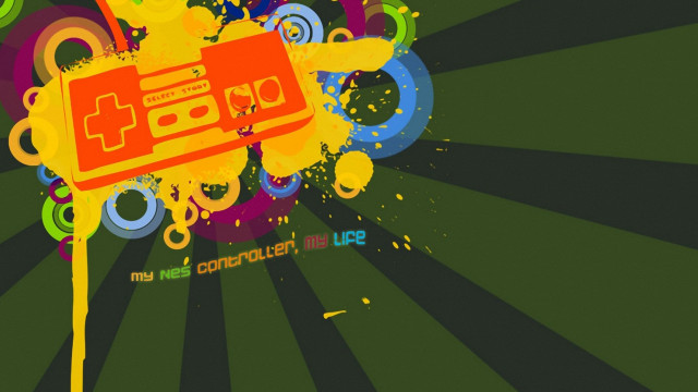 Colorful background large sign says free wallpaper for desktop - medium preview image