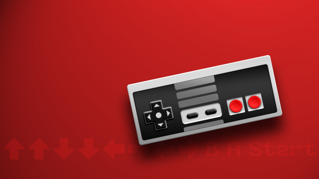 Red wall game controller red free wallpaper for desktop - medium preview image