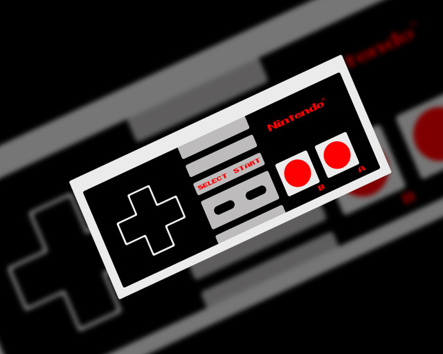 Nintendo game controller red dot free wallpaper for desktop - medium preview image
