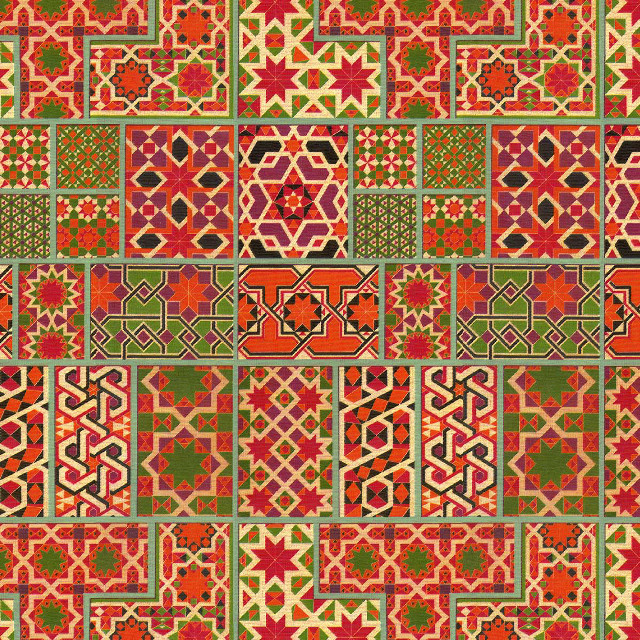 Colorful pattern red design artwork free wallpaper for tablet - medium preview image