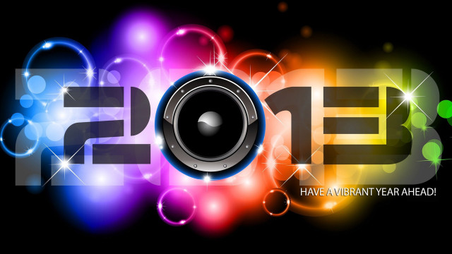 Colorful new years eve #2013 free wallpaper for desktop - medium preview image