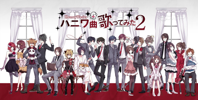 Anime characters window red carpet free wallpaper for desktop - medium preview image