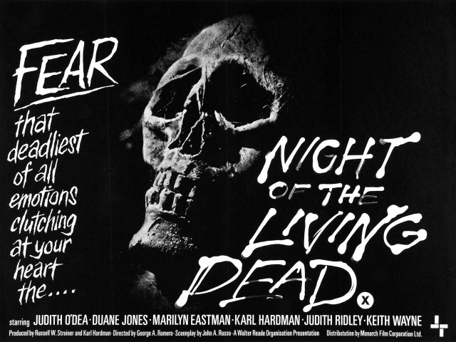Skull night living dead poster free wallpaper for desktop - medium preview image