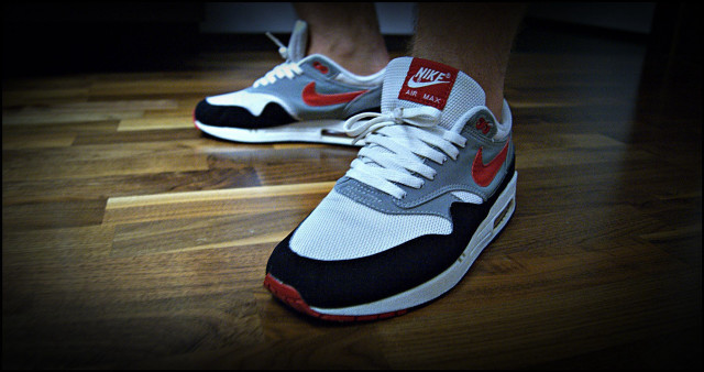 Person wooden floor sneakers red free wallpaper for desktop - medium preview image