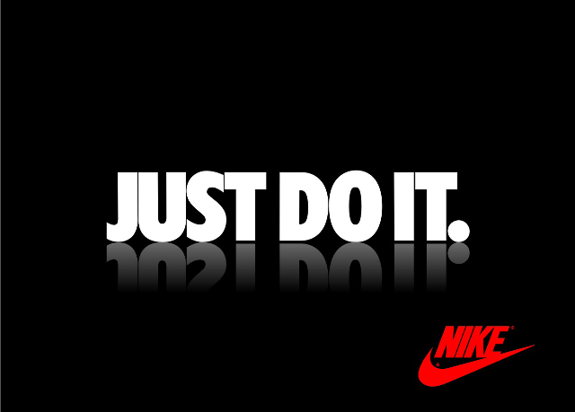 Nike just do it white #3 free wallpaper for desktop - medium preview image