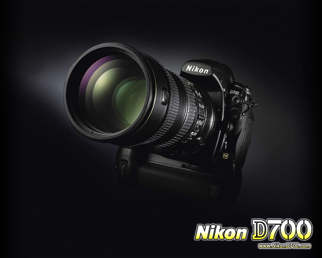 Nikon d70 camera lens flash free wallpaper for desktop - medium preview image
