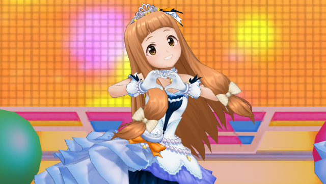 Girl dress standing balloon stage free wallpaper for desktop - medium preview image