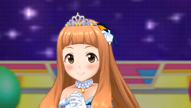 Cartoon girl red hair tiara free wallpaper for desktop - medium preview image