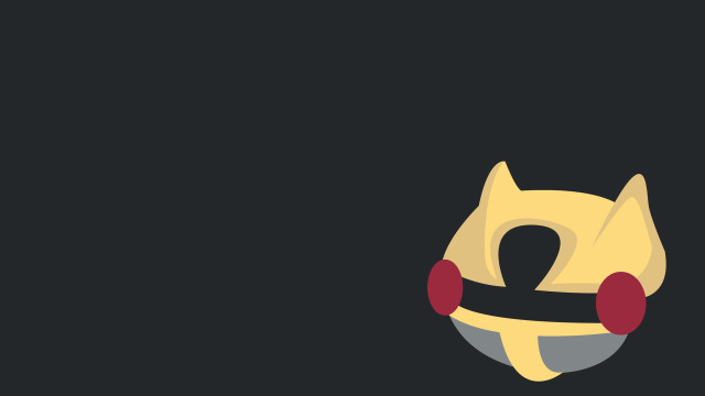 Stylized cat hat red nose free wallpaper for desktop - medium preview image