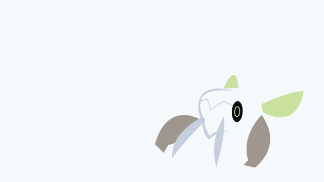 White gray bird green leaf free wallpaper for desktop - medium preview image