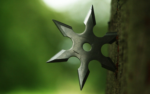 Metal star object tree trunk #2 free wallpaper for desktop - medium preview image