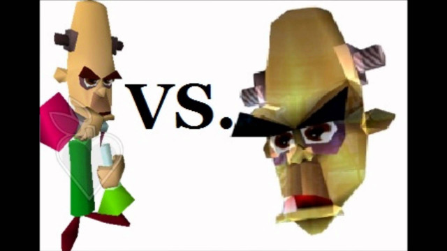 Cartoon character face each side free wallpaper for desktop - medium preview image