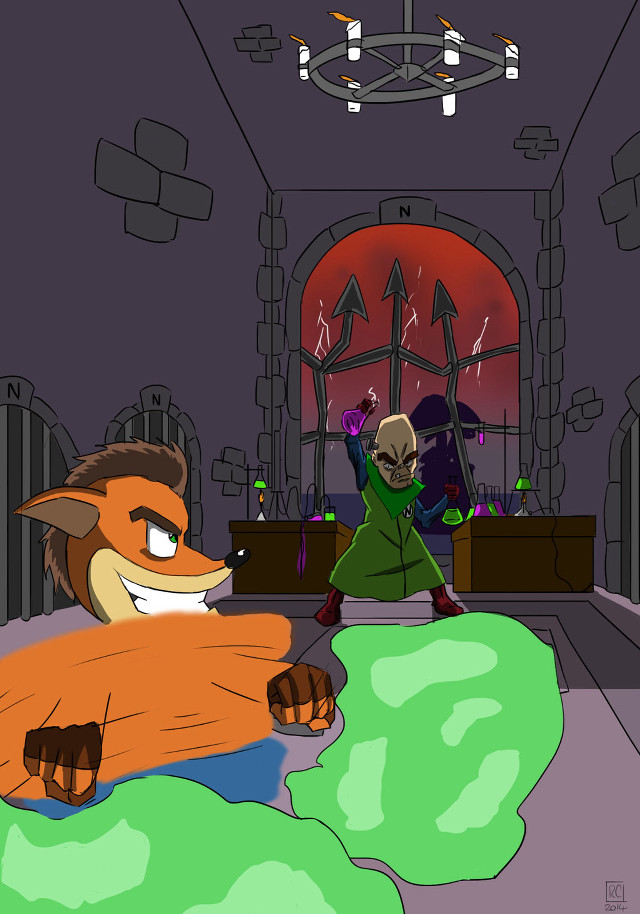 Fox man room ceiling fan free wallpaper for mobile - medium preview image